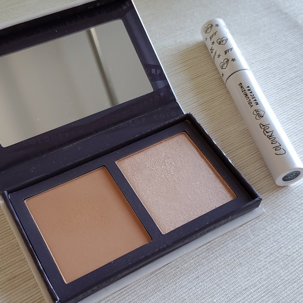 Colourpop Blush and Highlight Duo & Mascara